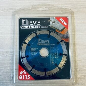 Diamantový řezný kotouč 115/22,23 mm Diewe PowerLine, nový