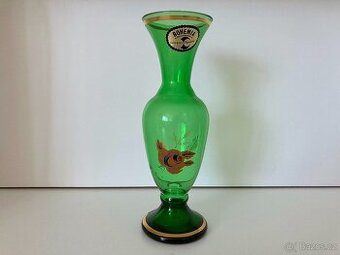 Zelená váza Crystalex