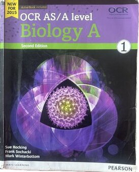 Prodám nepoškozenou učebnici Biologie A Student Book 1