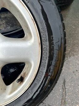 Alu 4x100 15” včetně pneu