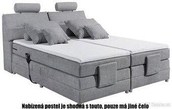 POSTEL BOXSPRING MOTORICKY NASTAVITELNÁ 180X200