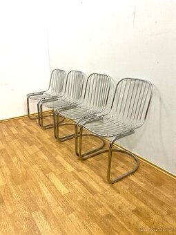 Retro židle 70. léta chrom