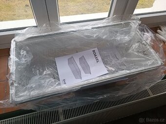 IKEA Boaxel síťovaný koš, bílá, 80x40x15 3ks