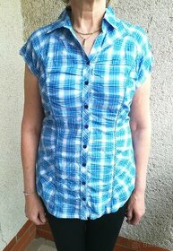 NOVÁ dámská modro-bílá košile Orsay vel. 42 - 1