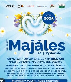 Brněnský Majáles 2025 3x vstupenka
