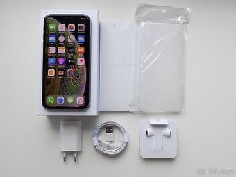 APPLE iPhone XS 64GB Space Grey - ZÁRUKA - 100% BATERIE