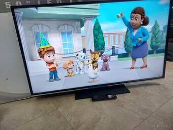 JVC LED TV 50", ovladač, doklad, záruka, krabice