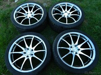 alu kola 5x108 r18+letní pneu