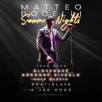 MATTEO BOCELLI - 6.6.2025 - BRATISLAVA