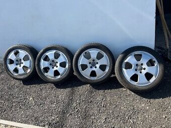 Kola 4x , 205/50 R17 + zimní pneu 8mm , originál Audi A3