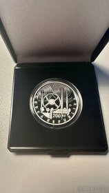 Stříbrná mince 200 Kč Československý Rozhlas PROOF