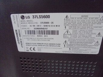 LG televize + set top box Tesla