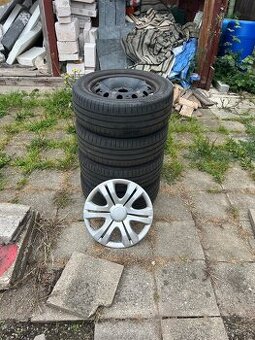 Letní kola 195/55/r15 85H ET 43 6Jx15 + originál poklice