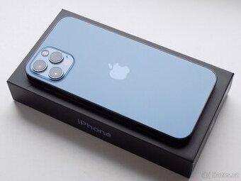 APPLE iPhone 12 Pro 512GB Pacific Blue - ZÁRUKA - 100% BATE.