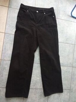 Dámské kalhoty-široké nohavice, rifle, manšestráky-vel.L, XL