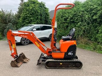 Prodám minibagr Kubota U10 s nulovým přesahem zádě