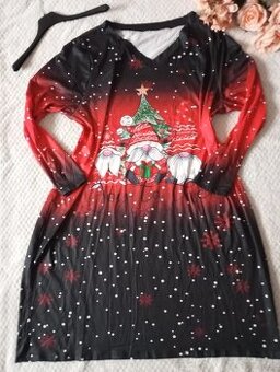 Nové vánoční šaty. Vel 56/58 .