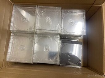 Zdarma průhledné obaly CD (100+ kusů)