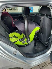 Dětská sedačka KIDDY EVOLUNA I-SIZE ZELENÁ + ISO fix BÁZE