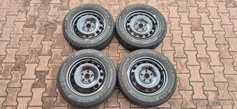 Plechové disky VW Troc 5x112 6x16 ET43 205/60r16 zimni