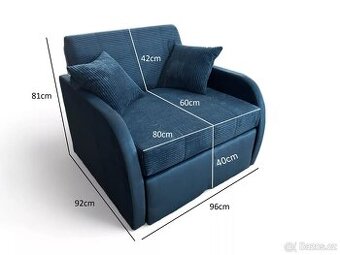 Rozkládací křeslo pohovka