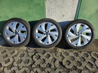 3ks Použité Alu kola Vw originál Belmont 17”