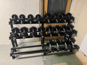 Sada jednoruční činky