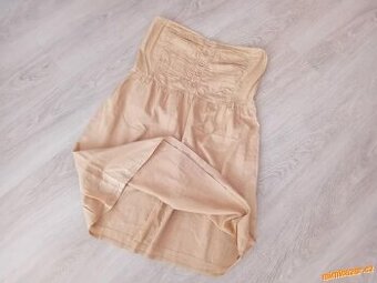 LETNÍ ŠATY BEZ RAMÍNEK - vel.L /zn.Zebra