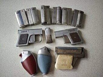 Staré retro zapalovače