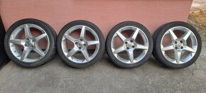 Alu kola,RONAL.  4x100 r17 s pneu.