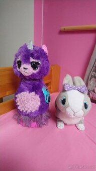 Interaktivní hračky - králík Bunny a jednorožec lama