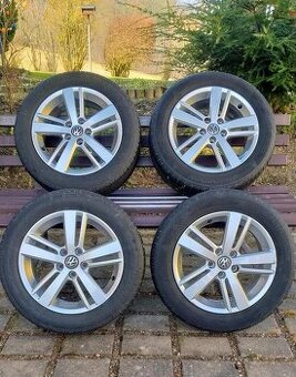 15" ALU kola originál Volkswagen 5x100 letní sada