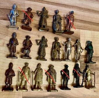 Cínové figurky vojáci indiáni šerifové šlechta hudebníci