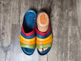 Skvělé celokožené pantofle GEMINI v.39