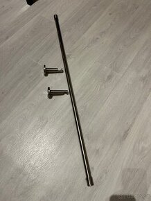 Kovová nerezová garnýž 100 cm