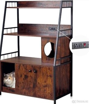 Nová skříňka s ukrytým záchodem pro kočky