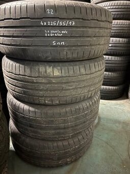 4x letní pneu r17 225/55/17