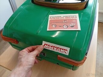 Šlapací Moskvič 408, 412, 1983 - původní lak, zachovalý