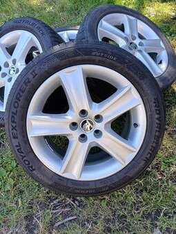 Alu kola 5x100 originál Škoda R16