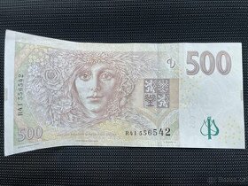 500 Kč bankovka série R
