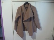 Podzimní dámský kabátek hnědý - 1