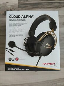 HyperX Cloud Alpha Pro černá/zlatá
