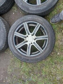 R 16 pneu KO volat nebo SMS Mercedes 5x112 plus alu šrouby -