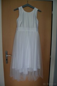 Bílé šaty pro družičku vel. 164