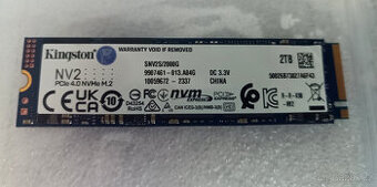 2TB PCIe 4.0 NVMe M.2 Kingston NV2