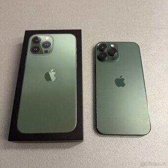 iPhone 13 Pro Max 128GB zelený, pěkný stav, 12 měsíců záruka