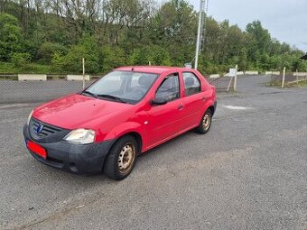 Dacia Logan červená 1,4 benzín k7j a7