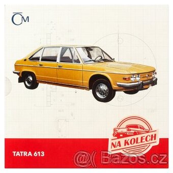 Stříbrná mince Na kolech - Osobní automobil Tatra 613 proof