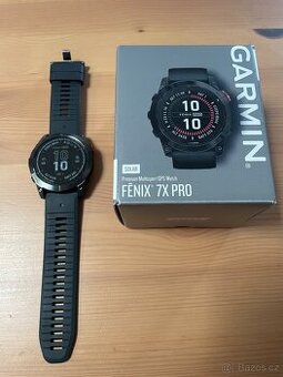 hodinky Garmin Fenix 7x PRO Solar + mapy Topo Czech V5 pro