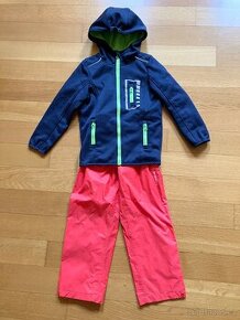 Sportovní set softshell bunda+šusťáky 110/116 - 1